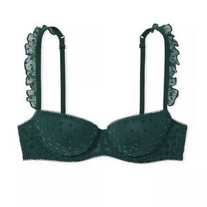 Pink Wink Push-Up Balconette Bra - Deep Forest - Size 36D - New With Tags NWT